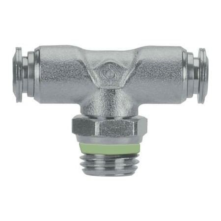 Alpha Technologies AIGNEP Swivel Branch Tee, 5/32 Tube x 10-32 UNF Thread, Stainless Steel 60210-53-32